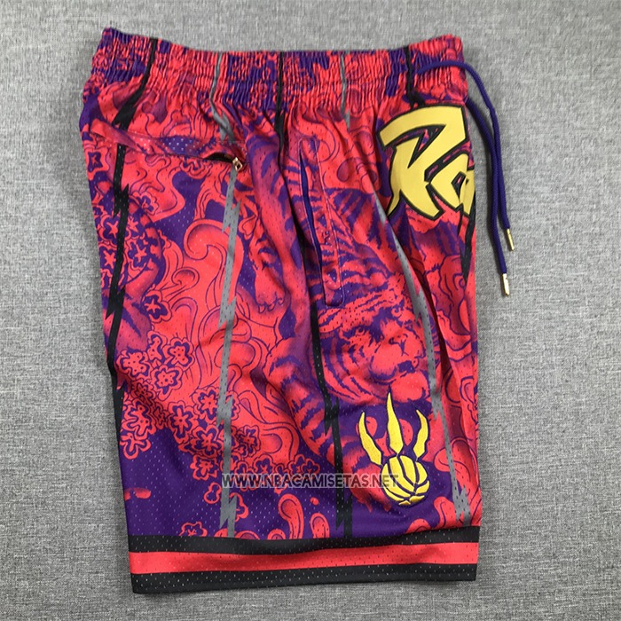 Pantalone Toronto Raptors Special Year Of The Tiger Rojo